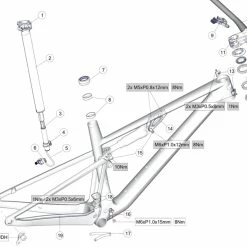 BMC Axe Traversant N°8 Twostroke AL MY2021 / Fourstroke 01 MY2023 - 30000706