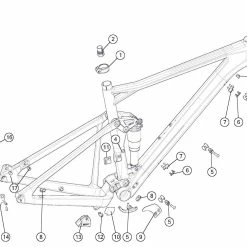 BMC Jeu De Direction Headset A45AC1 2 - 300467 Pour Speedfox / FS01-03 29 / TF01-03 29 / TE01-03 29
