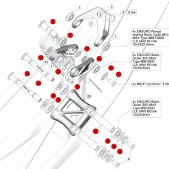 BMC Kit De Visserie Et Roulements Pour Fourstroke / FS01 2023 - 30004037