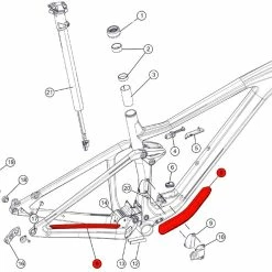 BMC Protections Tube Diagonal + Chaîne Speedfox Agonist 301199 -Vélos électriques Soldes Magasin bmc protections tube diagonal chaine speedfox agonist 301199 1