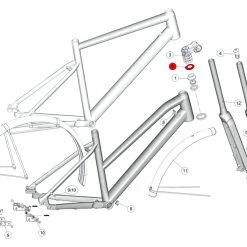 BMC Topcone MSM01 46mm 257, Alpenchallenge AL, URS AL, Roadmachine X AL - 30002029