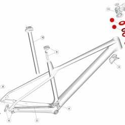 BMC Jeu De Direction Avec Topcone Pour Fourstroke 01 / Twostroke 01 - 30000703 -Vélos électriques Soldes Magasin bmc topcone pour potence standard fourstroke 01 twostroke 01 30000703 2