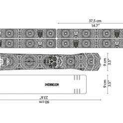DYEDBRO “Día De Muertos” Stickers De Protection De Cadre VTT -Vélos électriques Soldes Magasin dyedbro dia de muertos stickers de protection de cadre vtt 1