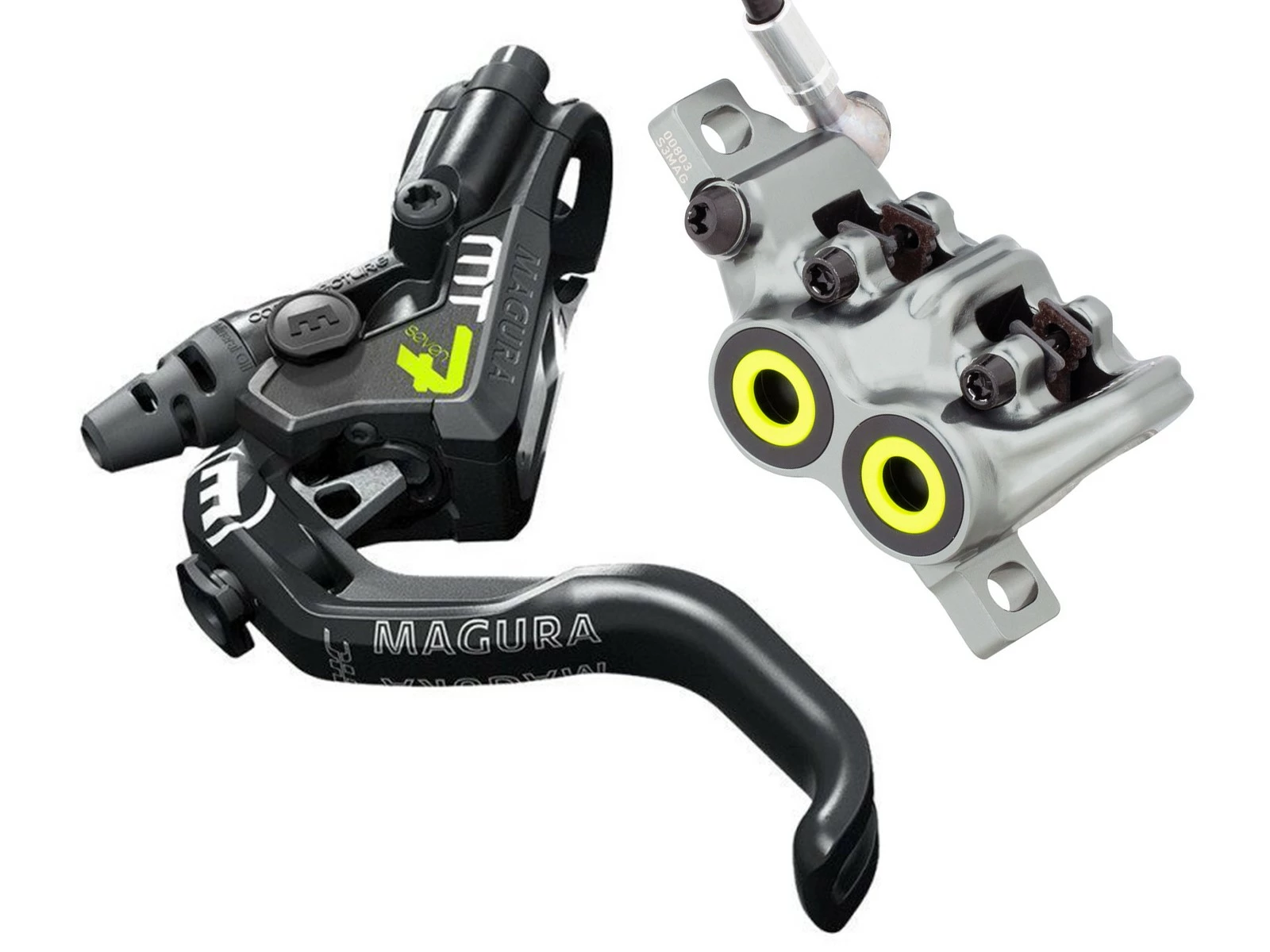 MAGURA MT7 Pro Levier 1 Doigt HC + étrier De Frein à Disque AV / AR 3 MAGURA MT7 Pro Levier 1 Doigt HC + étrier De Frein à Disque AV / AR