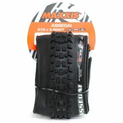 MAXXIS Assegai Pneu Souple 3C MaxxGrip Downhill WT TR - 27,5 X 2,5 Pouces -Vélos électriques Soldes Magasin maxxis assegai pneu souple 3c maxxgrip downhill wt tr 275 x 25 pouces 4