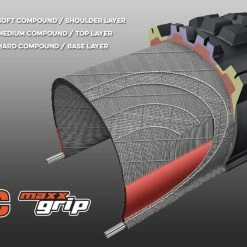 MAXXIS Assegai Pneu Souple 3C MaxxGrip Downhill WT TR - 27,5 X 2,5 Pouces -Vélos électriques Soldes Magasin maxxis assegai pneu souple 3c maxxgrip downhill wt tr 275 x 25 pouces 5