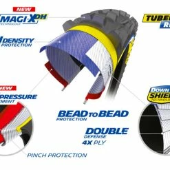 MICHELIN DH Mud Magi-X Pneu Rigide - 27,5 X 2,4 Pouces -Vélos électriques Soldes Magasin michelin dh mud magi x pneu rigide 275 x 2 pouces 4