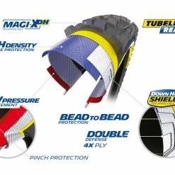 MICHELIN DH34 Bike Park Pneu Rigide - 29 X 2,4 Pouces -Vélos électriques Soldes Magasin michelin dh34 bike park pneu rigide 29 x 24 pouces 4