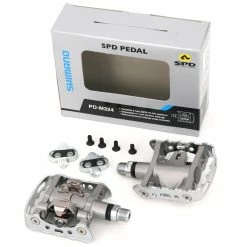 SHIMANO Pédales Semi-automatique PD-M324 + Cales SPD -Vélos électriques Soldes Magasin shimano pedales semi automatique pd m324 cales spd 1