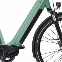 Vélo Urbain Électrique O2FEEL Iswan Explorer Boost 6.1 Taille 50 Capacité Batterie 432 Wh Couleur Vert Canopée -Vélos électriques Soldes Magasin velo electrique iswan explorer boost 61 o2feel 2