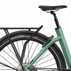 Vélo Urbain Électrique O2FEEL Iswan Explorer Boost 6.1 Taille 50 Capacité Batterie 432 Wh Couleur Vert Canopée -Vélos électriques Soldes Magasin velo electrique iswan explorer boost 61 o2feel 4