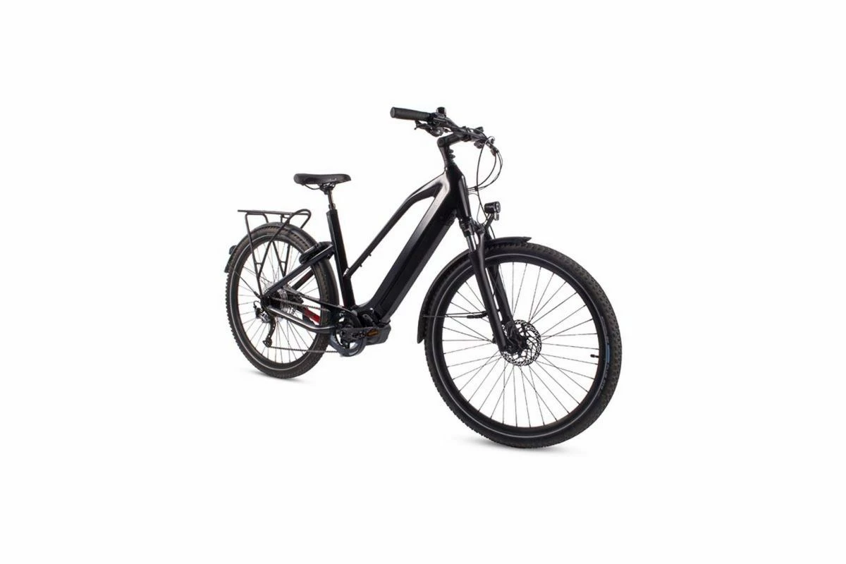 VTC Électrique O2FEEL ISwan Adventure Boost 6.1 Trapèze - 540 Wh Couleur Noir Taille Cadre 45 (S) 4 VTC Électrique O2FEEL ISwan Adventure Boost 6.1 Trapèze - 540 Wh Couleur Noir Taille Cadre 45 (S) – Image 2