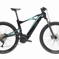 VTT Électrique BIANCHI E-Vertic X-Type X5 9v Couleur Noir / Vert Céleste Taille Cadre 43 (M)