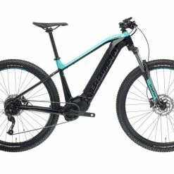 VTT Électrique BIANCHI T-Tronik Sport 9.2 Couleur Noir / Vert Céleste Taille Cadre 21" (XL)
